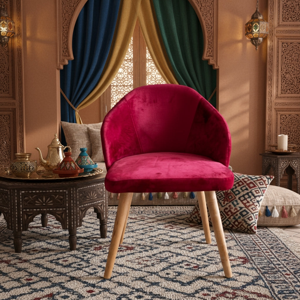 الكرسي المخملي الملكي - Chaise Velours Royale